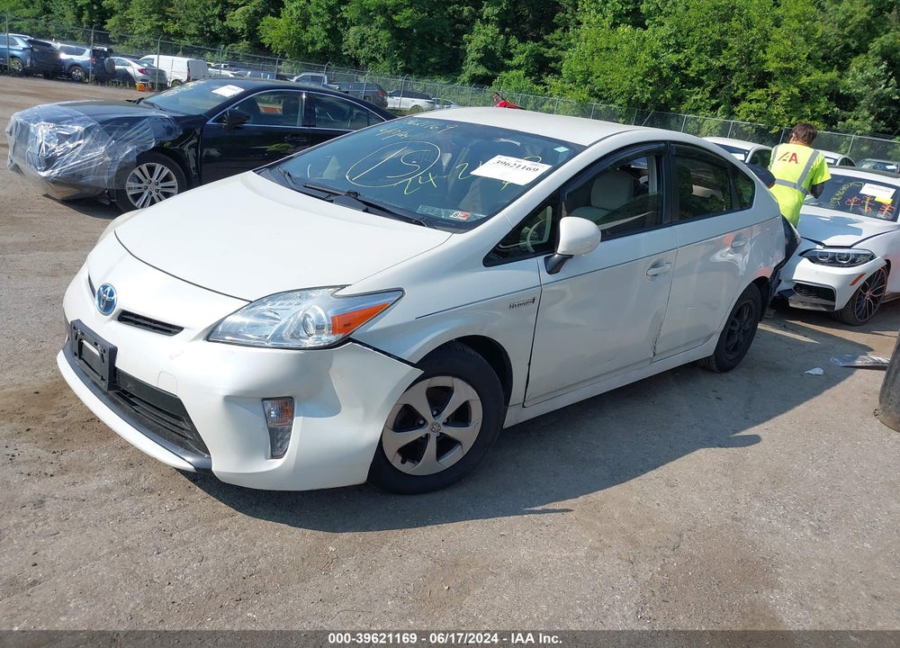 2014 TOYOTA PRIUS THREE VIN: JTDKN3DU2E1756536