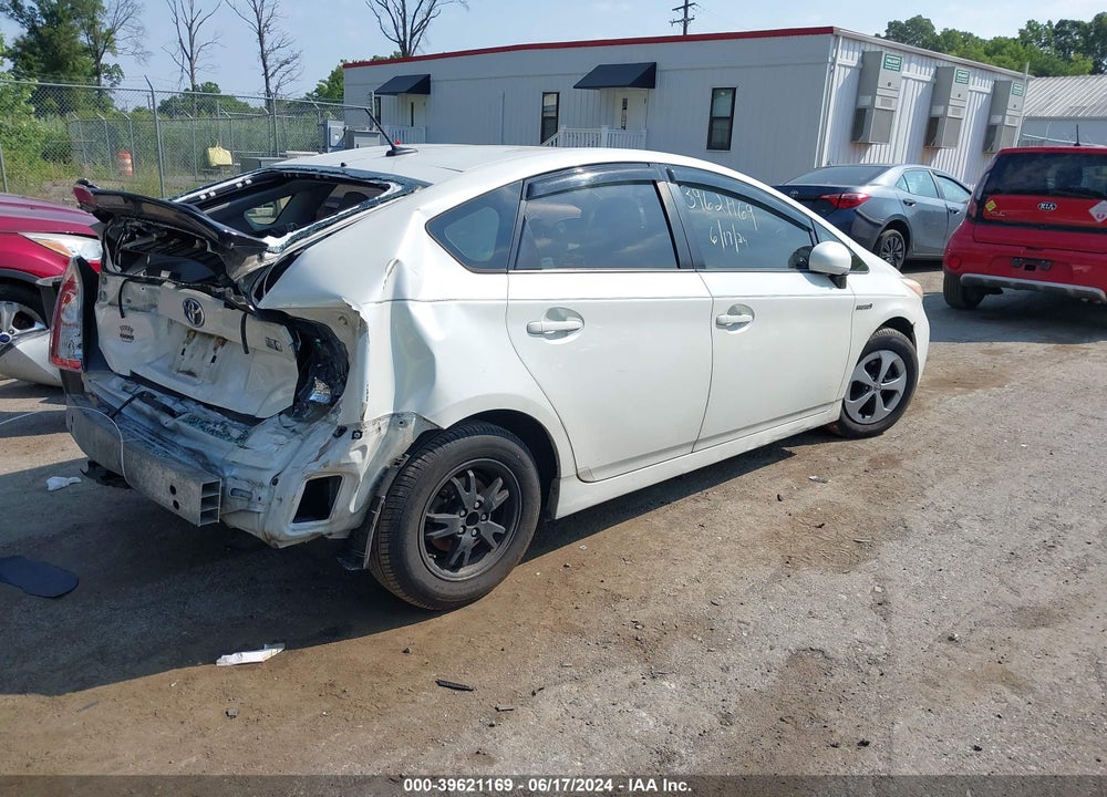 2014 TOYOTA PRIUS THREE VIN: JTDKN3DU2E1756536