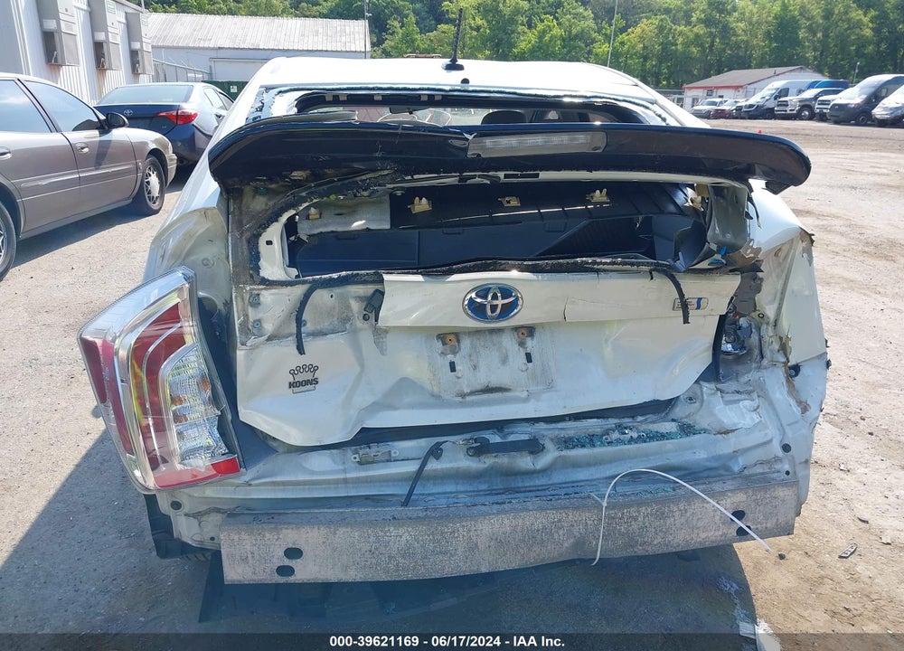 2014 TOYOTA PRIUS THREE VIN: JTDKN3DU2E1756536