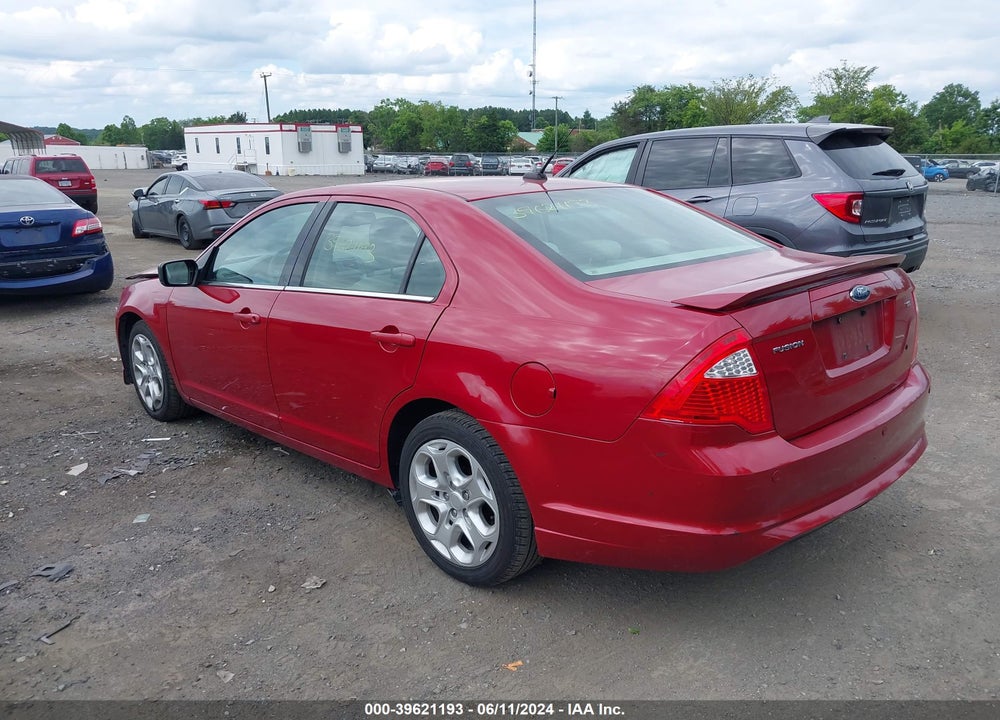 2010 FORD FUSION SE VIN: 3FAHP0HA1AR238930