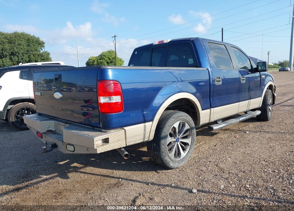 2007 FORD F-150 LARIAT/XLT VIN: 1FTPW12V67FB84332