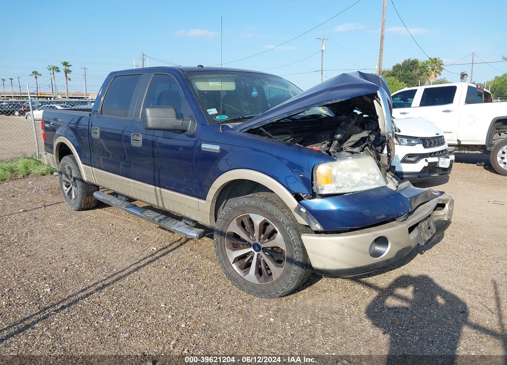 2007 FORD F-150 LARIAT/XLT VIN: 1FTPW12V67FB84332