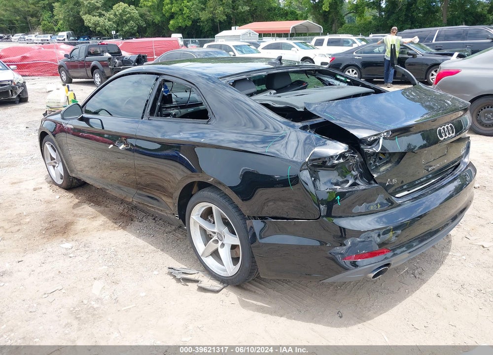2018 AUDI A5 2.0T PREMIUM VIN: WAUTNAF53JA134694