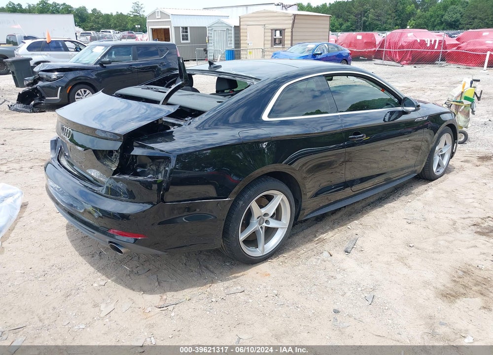 2018 AUDI A5 2.0T PREMIUM VIN: WAUTNAF53JA134694