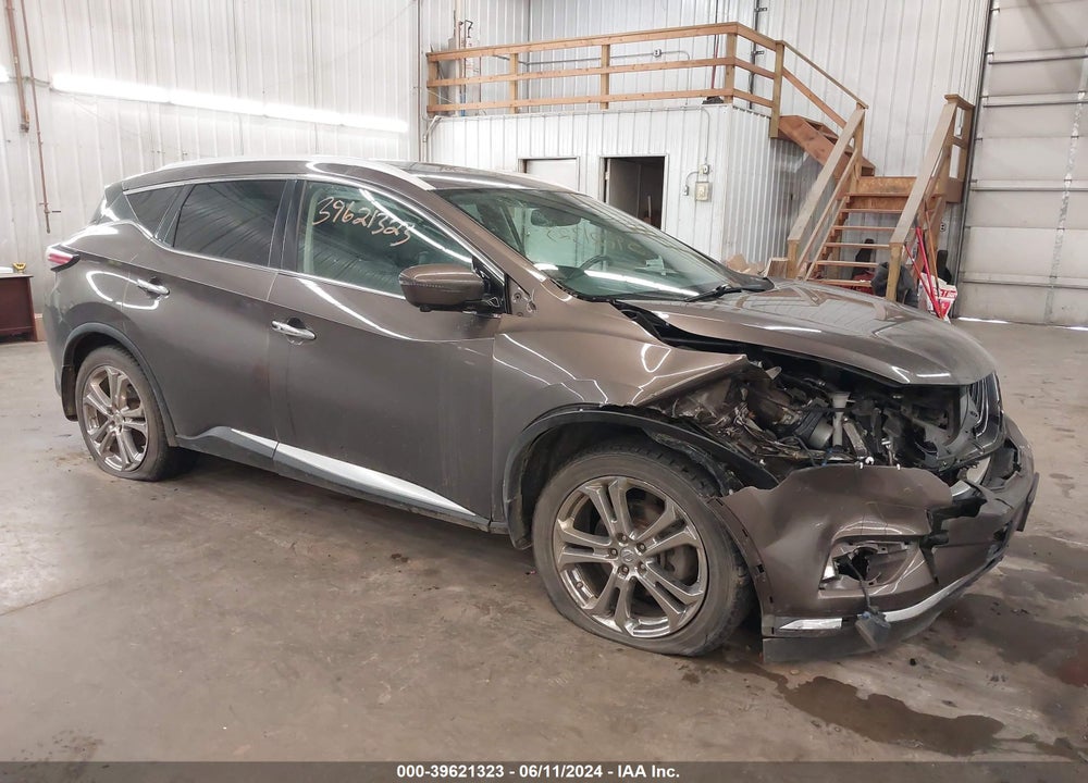 2016 NISSAN MURANO PLATINUM/S/SL/SV VIN: 5N1AZ2MH3GN109678