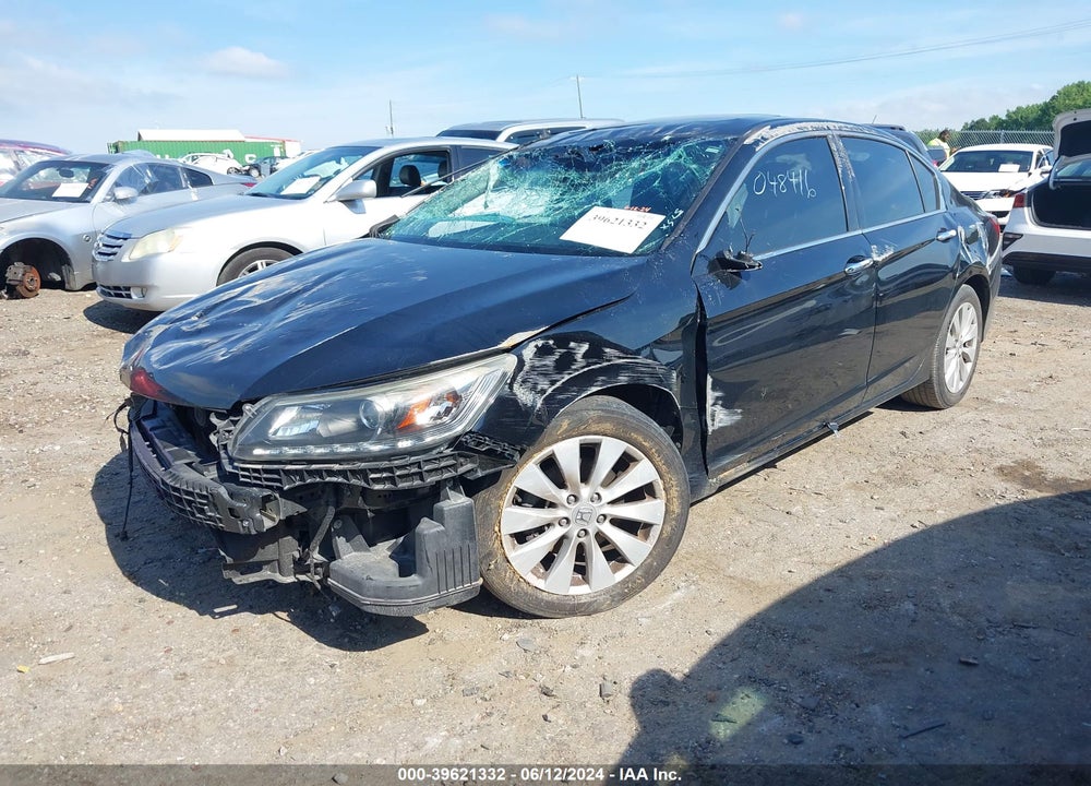 2013 HONDA ACCORD EX-L V-6 VIN: 1HGCR3F81DA048416