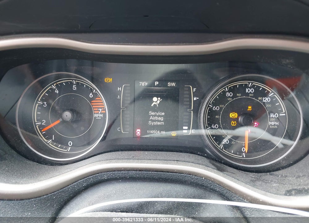 2016 JEEP CHEROKEE LATITUDE VIN: 1C4PJMCB8GW333358