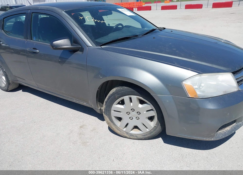 2012 DODGE AVENGER SE VIN: 1C3CDZAB8CN215045