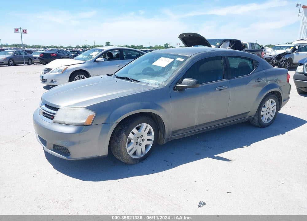 2012 DODGE AVENGER SE VIN: 1C3CDZAB8CN215045