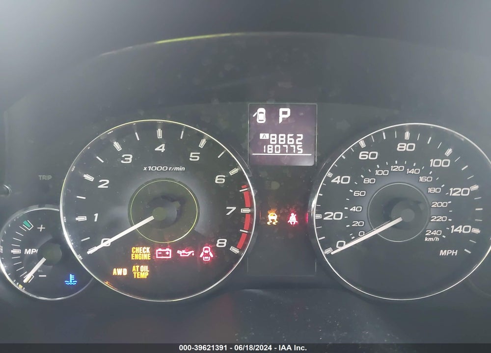 2011 SUBARU OUTBACK 2.5I VIN: 4S4BRCAC7B3436138