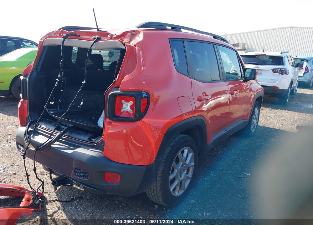 2019 JEEP RENEGADE LATITUDE FWD VIN: ZACNJABB7KPK86219