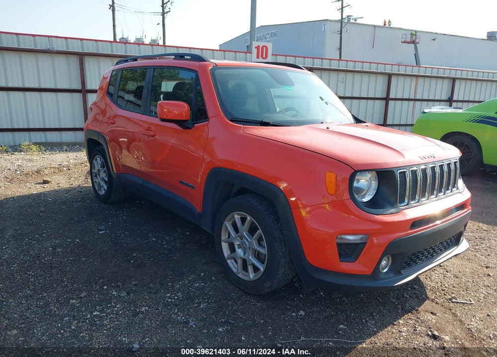 2019 JEEP RENEGADE LATITUDE FWD VIN: ZACNJABB7KPK86219