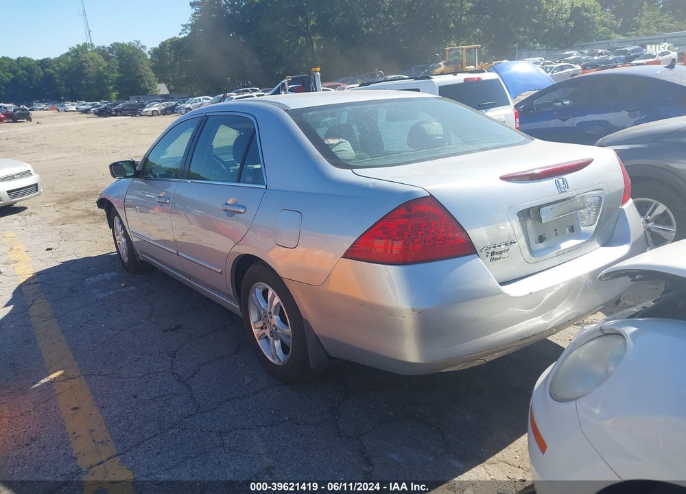 2007 HONDA ACCORD 2.4 SE VIN: 1HGCM563X7A123181