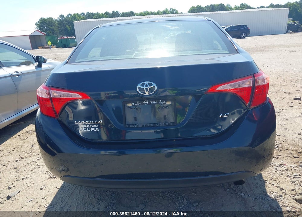 2019 TOYOTA COROLLA LE VIN: 5YFBURHE9KP872512