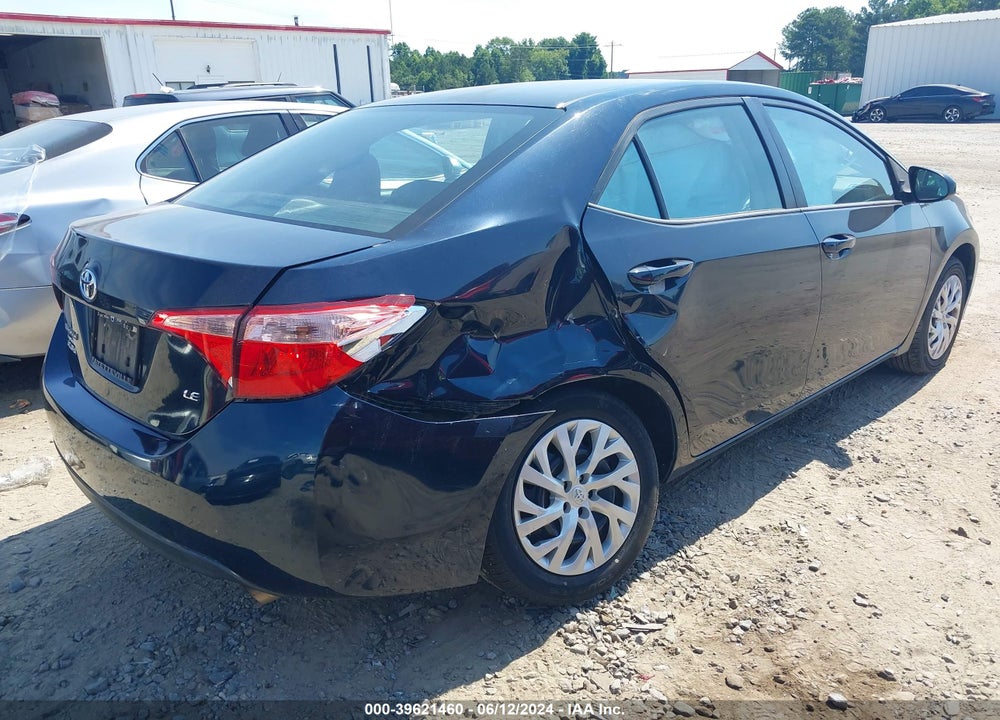 2019 TOYOTA COROLLA LE VIN: 5YFBURHE9KP872512