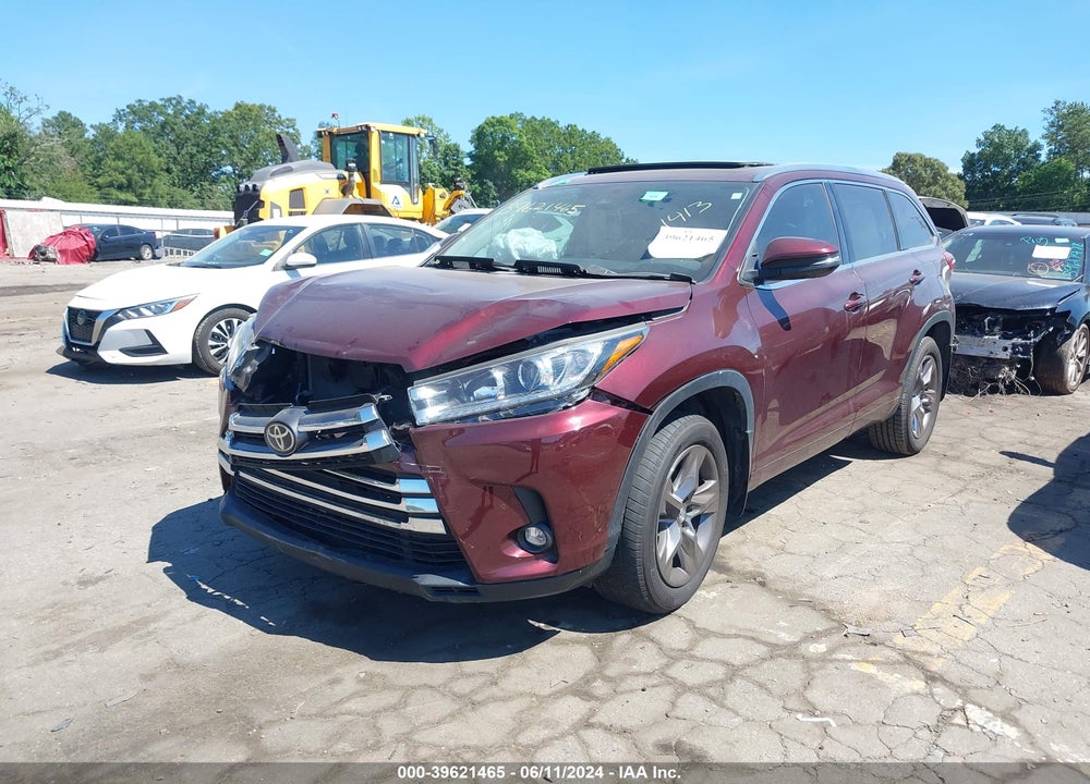2019 TOYOTA HIGHLANDER LIMITED/PLATINUM VIN: 5TDDZRFH5KS711413