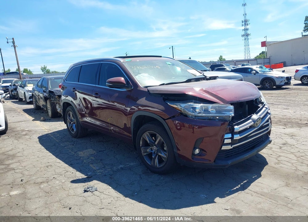 2019 TOYOTA HIGHLANDER LIMITED/PLATINUM VIN: 5TDDZRFH5KS711413