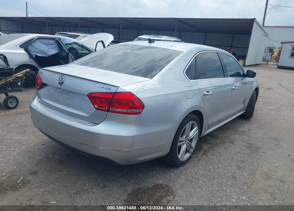 2014 VOLKSWAGEN PASSAT 2.0L TDI SEL PREMIUM VIN: 1VWCN7A3XEC100626