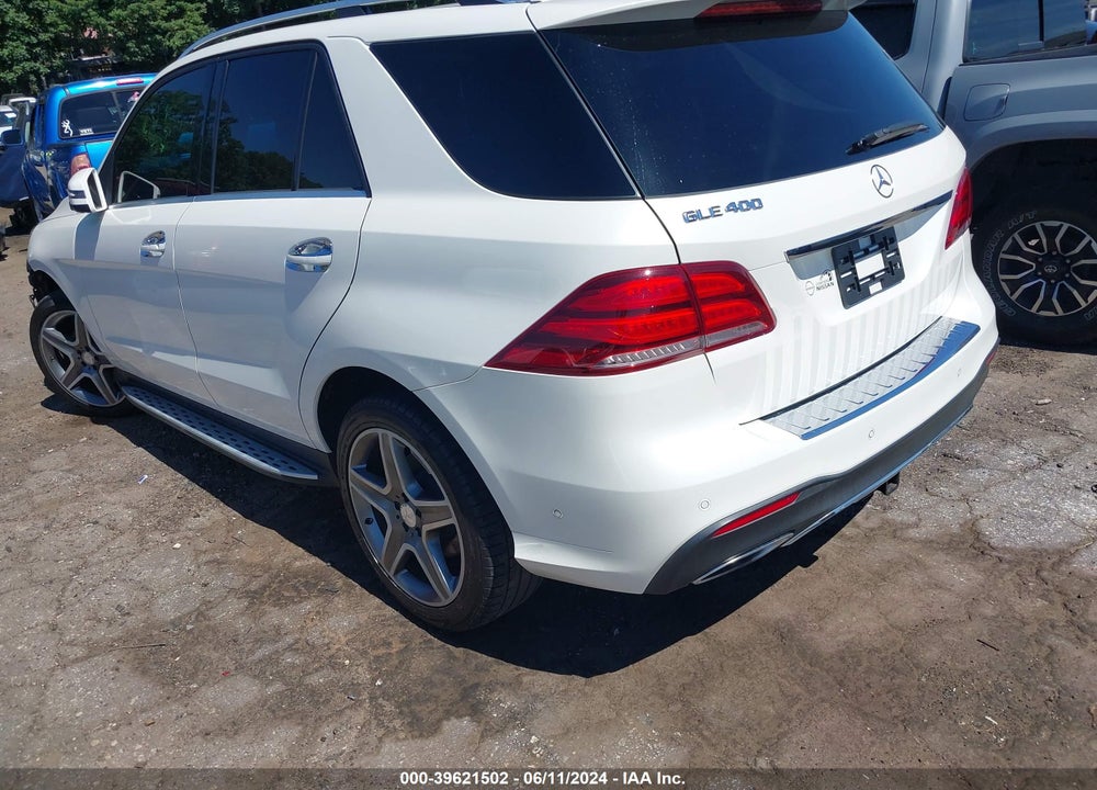 2016 MERCEDES-BENZ GLE 400 4MATIC VIN: 4JGDA5GB0GA678704