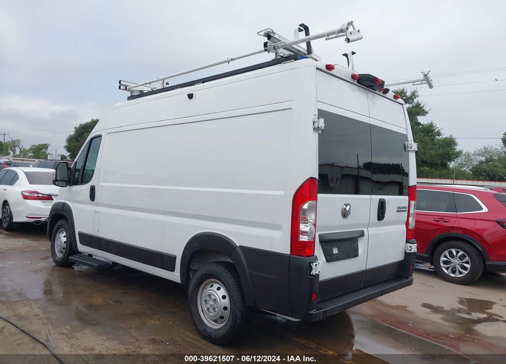 2023 RAM PROMASTER 1500 HIGH ROOF 136 WB VIN: 3C6LRVBG6PE537586