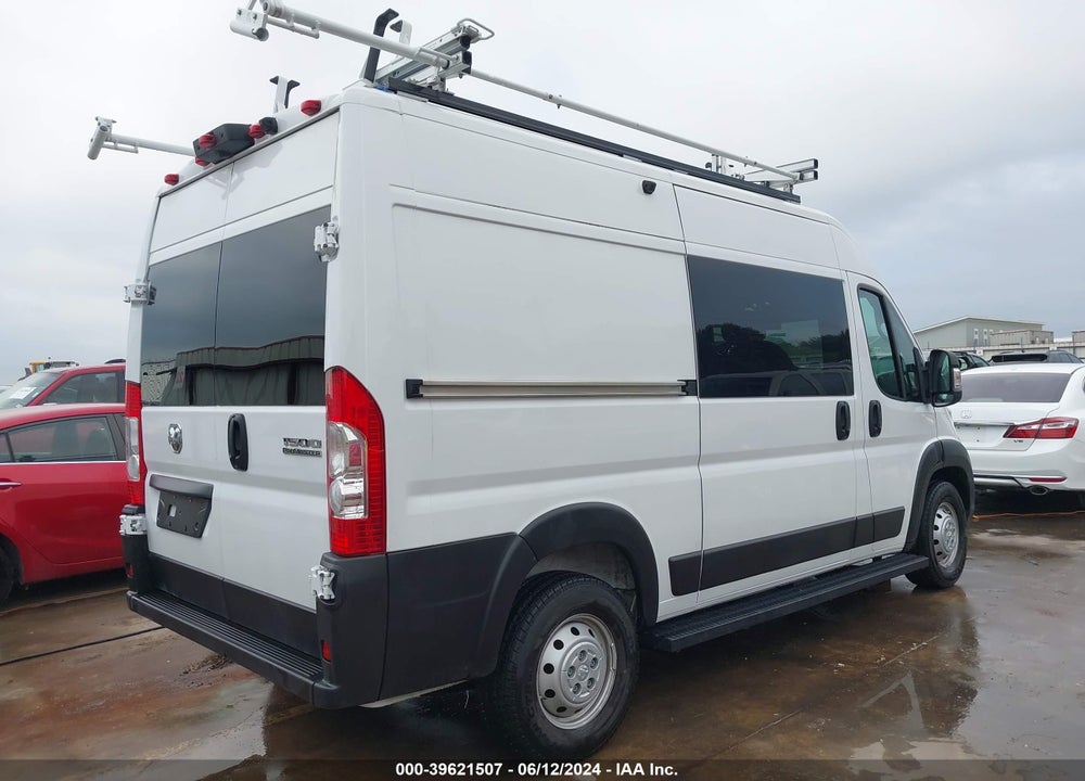 2023 RAM PROMASTER 1500 HIGH ROOF 136 WB VIN: 3C6LRVBG6PE537586