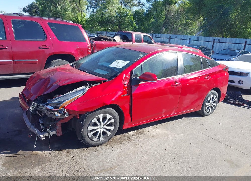 2022 TOYOTA PRIUS LE AWD-E VIN: JTDL9MFU3N3034413