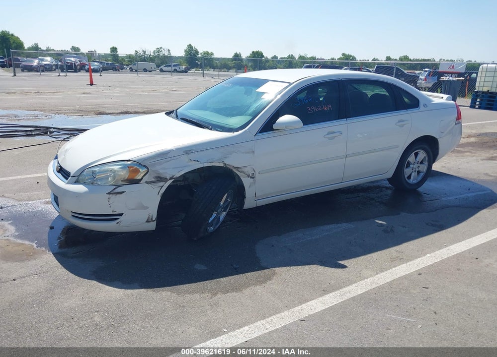 2008 CHEVROLET IMPALA LT VIN: 2G1WT58K689181152