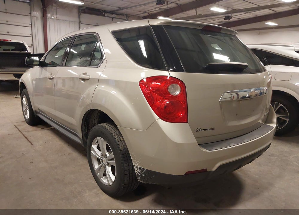 2013 CHEVROLET EQUINOX LS VIN: 2GNALBEK8D6409966