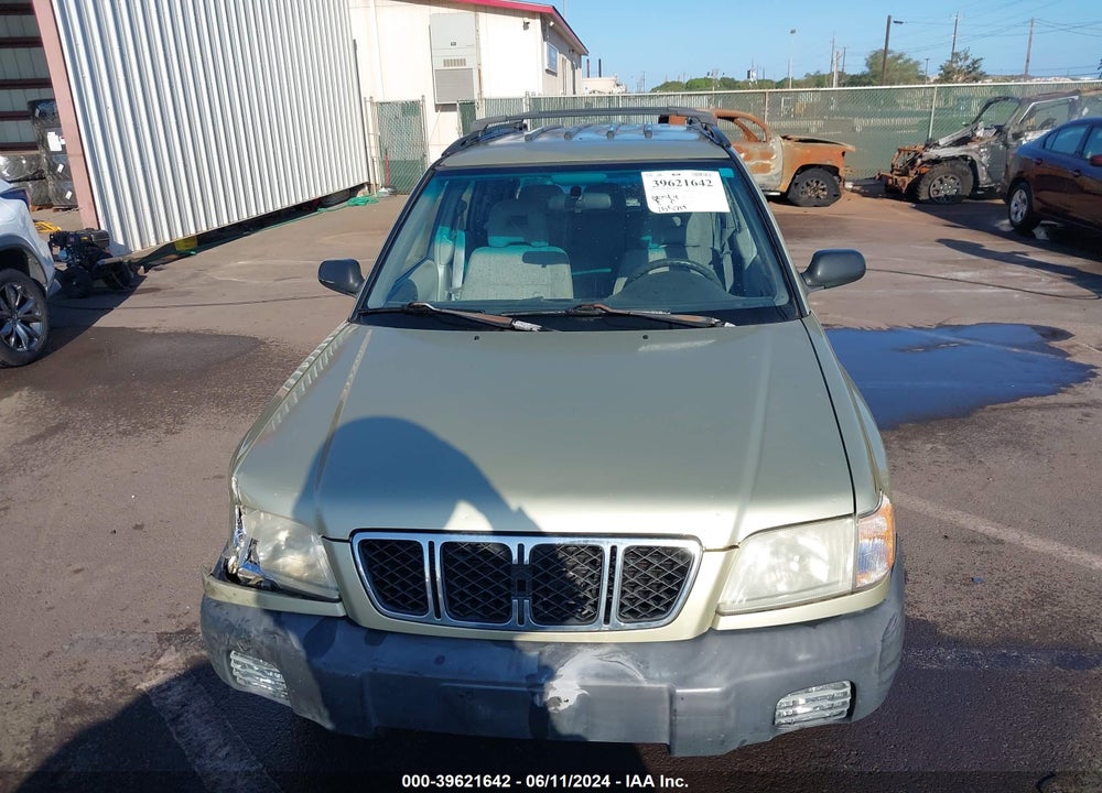 2001 SUBARU FORESTER L VIN: JF1SF63521H708342