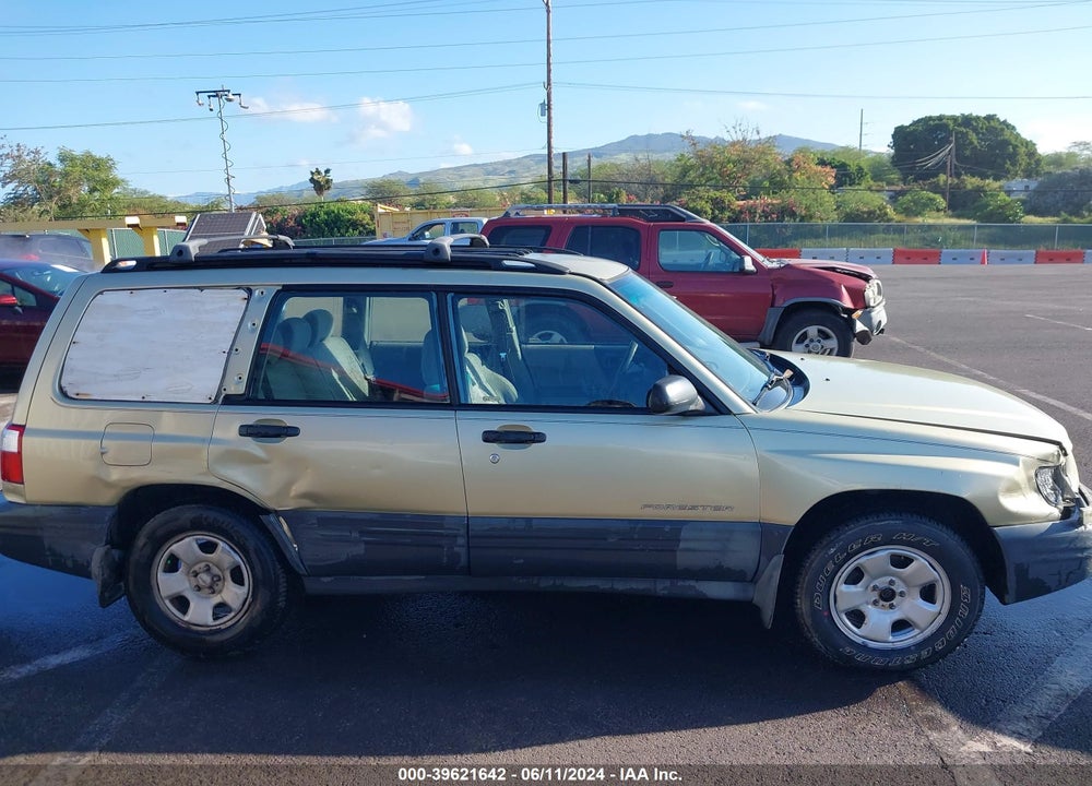 2001 SUBARU FORESTER L VIN: JF1SF63521H708342