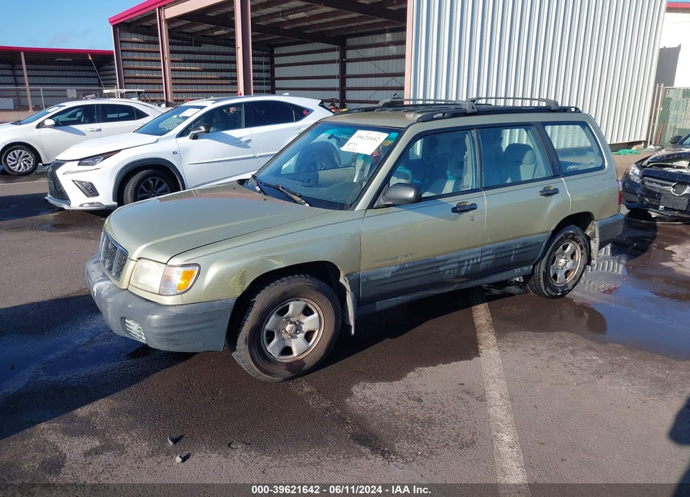 2001 SUBARU FORESTER L VIN: JF1SF63521H708342
