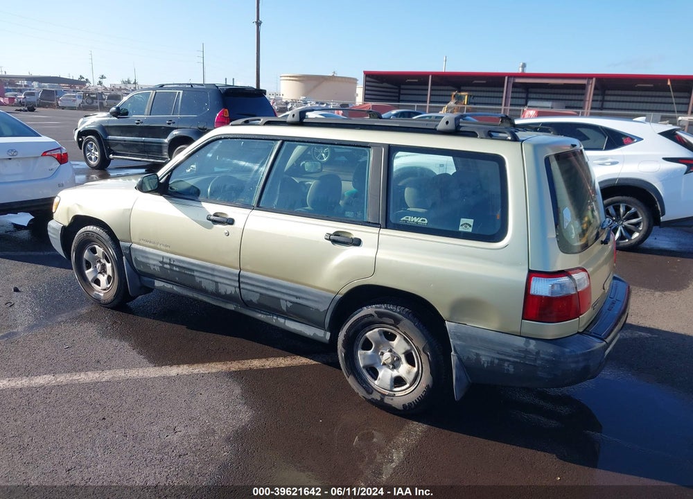 2001 SUBARU FORESTER L VIN: JF1SF63521H708342