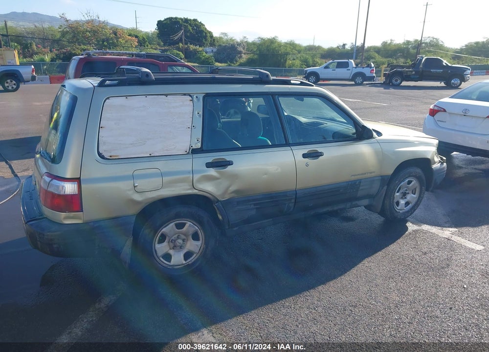 2001 SUBARU FORESTER L VIN: JF1SF63521H708342