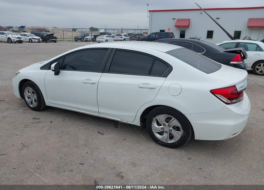 2015 HONDA CIVIC LX VIN: 19XFB2F50FE703911