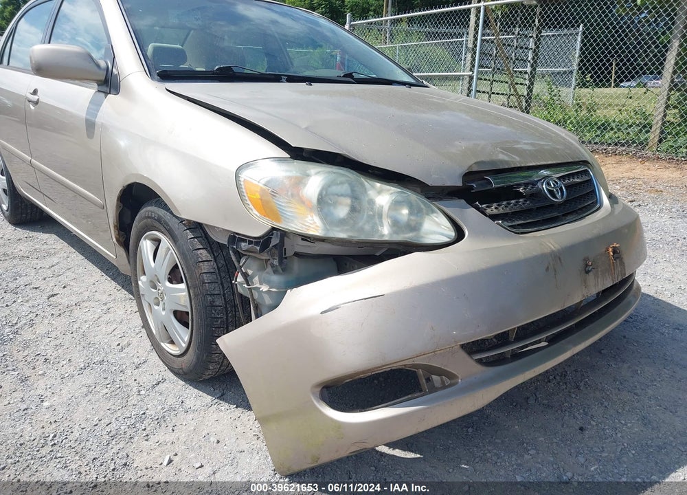 2007 TOYOTA COROLLA LE VIN: 2T1BR32E47C734858
