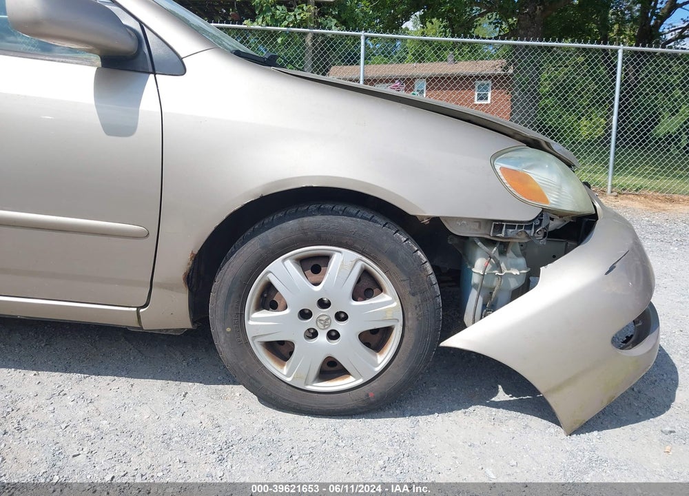 2007 TOYOTA COROLLA LE VIN: 2T1BR32E47C734858