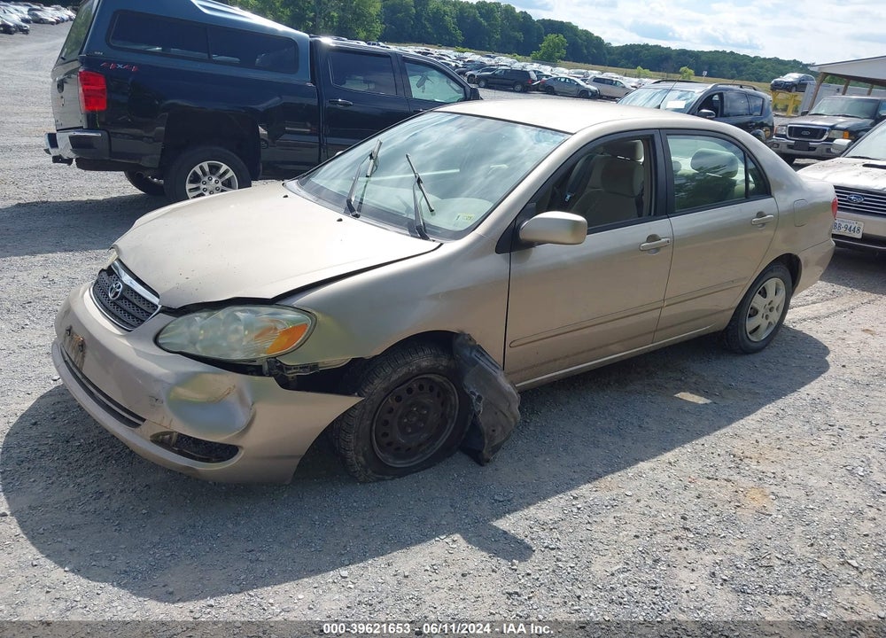2007 TOYOTA COROLLA LE VIN: 2T1BR32E47C734858