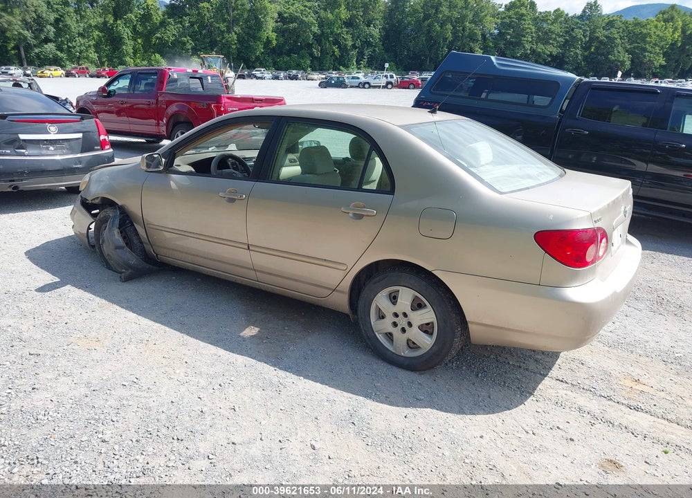 2007 TOYOTA COROLLA LE VIN: 2T1BR32E47C734858