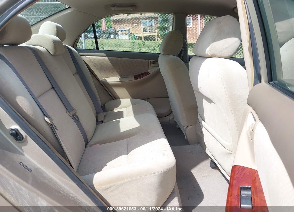2007 TOYOTA COROLLA LE VIN: 2T1BR32E47C734858