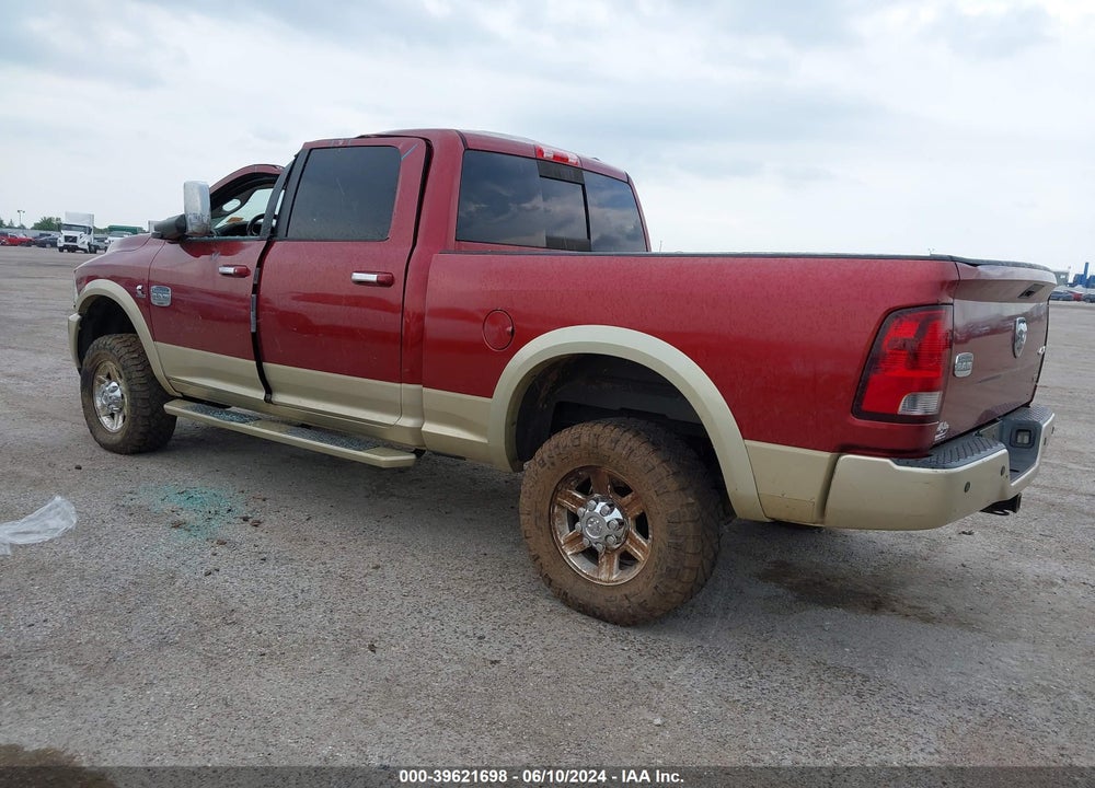 2012 RAM 3500 LAIE LONGHORN/LIMITED EDITION VIN: 3C63D3FL6CG331807