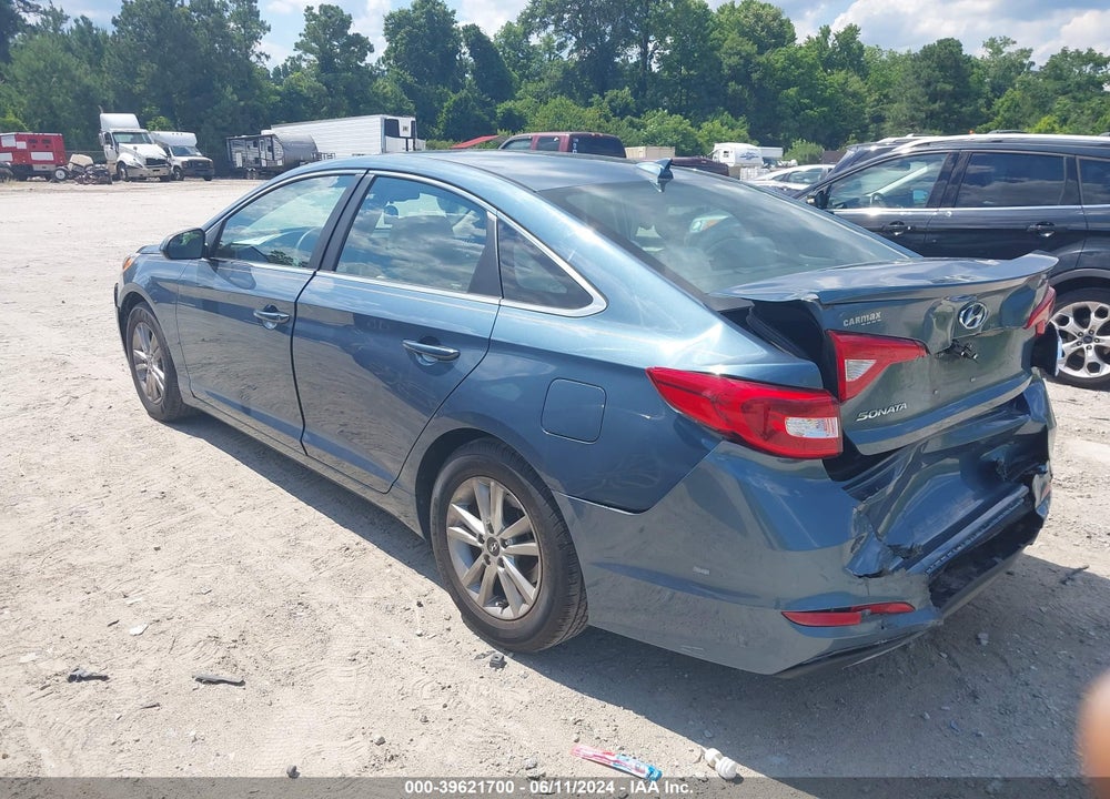 2017 HYUNDAI SONATA SE VIN: 5NPE24AF3HH589487