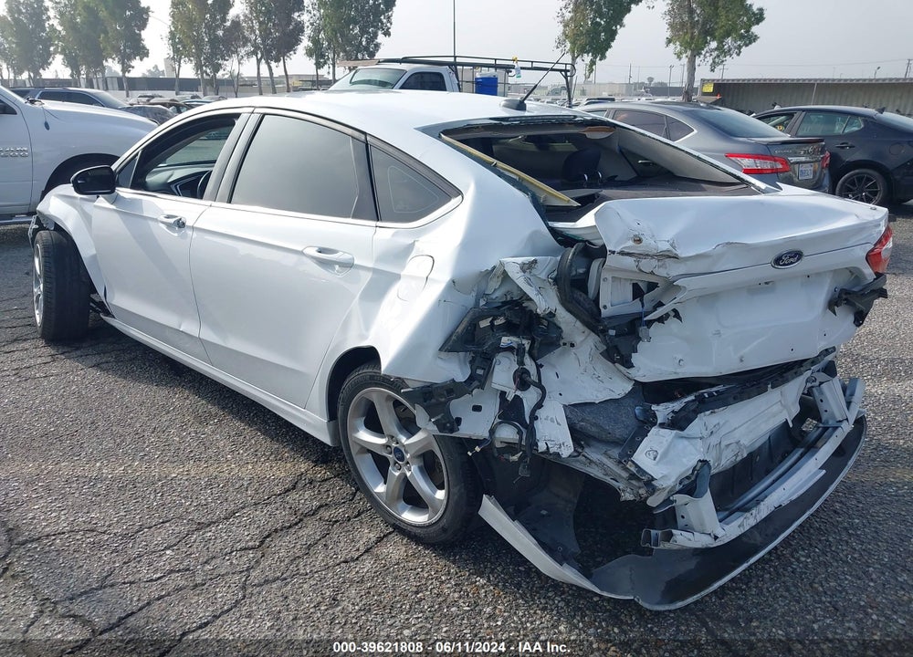 2016 FORD FUSION SE VIN: 3FA6P0H75GR329123