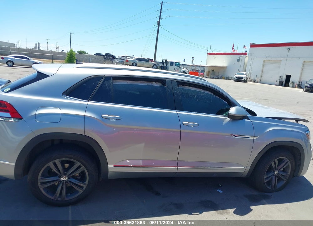 2021 VOLKSWAGEN ATLAS CROSS SPORT 3.6L V6 SE W/TECHNOLOGY R-LINE VIN: 1V2NE2CA9MC200806