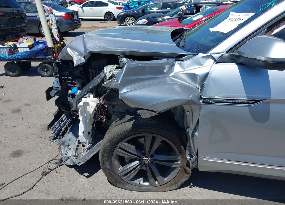 2021 VOLKSWAGEN ATLAS CROSS SPORT 3.6L V6 SE W/TECHNOLOGY R-LINE VIN: 1V2NE2CA9MC200806