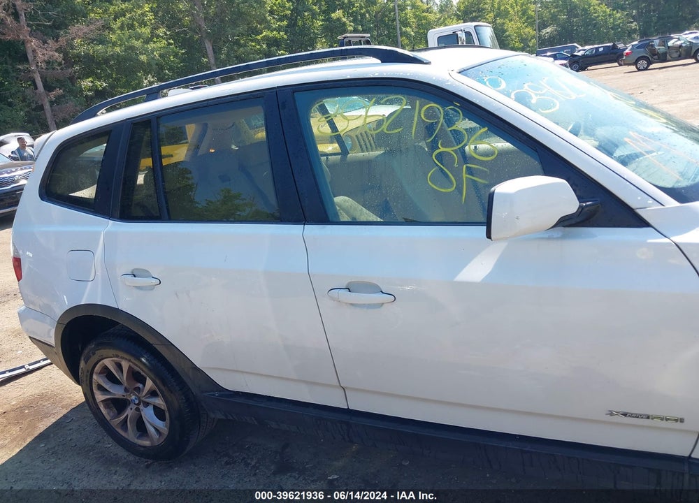2009 BMW X3 XDRIVE30I VIN: WBXPC93419WJ29967