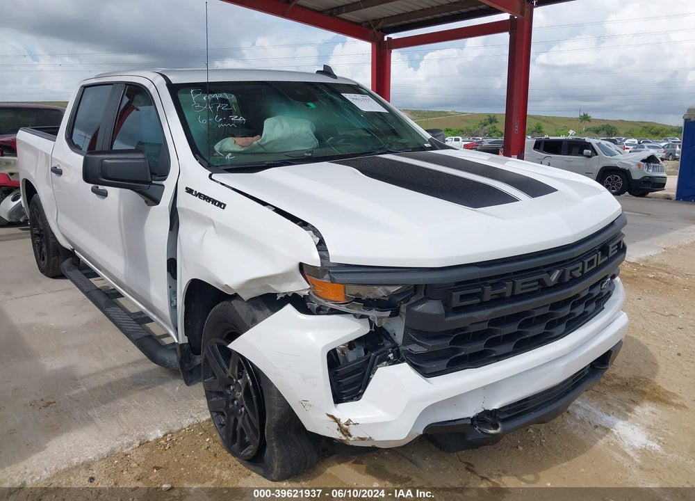 2022 CHEVROLET SILVERADO 1500 2WD SHORT BED CUSTOM VIN: 1GCPABEK1NZ505999