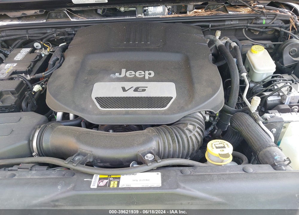 2015 JEEP WRANGLER SPORT VIN: 1C4AJWAG6FL613487