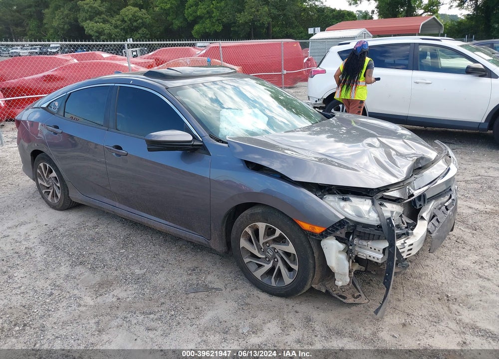 2018 HONDA CIVIC EX VIN: 19XFC2F74JE023260