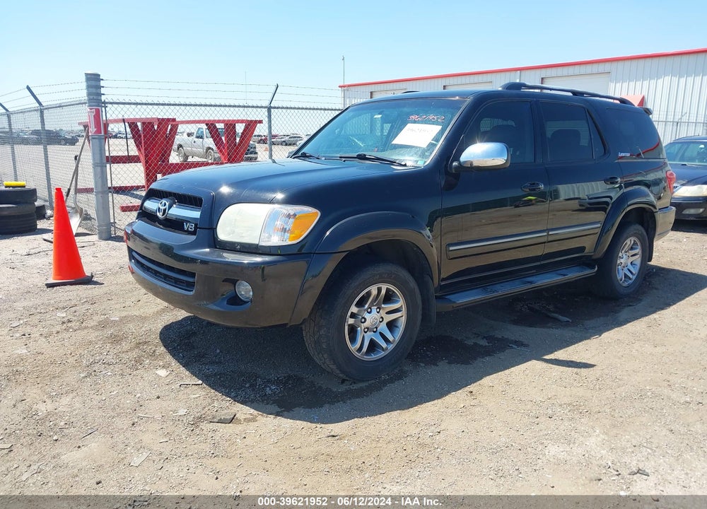 2007 TOYOTA SEQUOIA LIMITED V8 VIN: 5TDBT48A47S288018