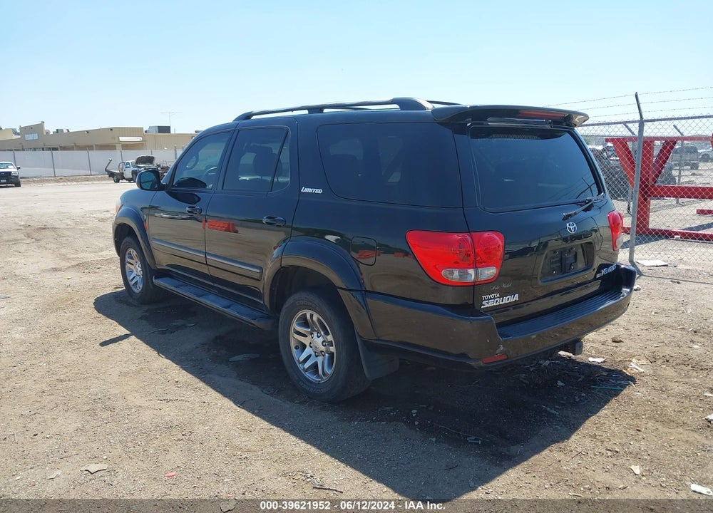 2007 TOYOTA SEQUOIA LIMITED V8 VIN: 5TDBT48A47S288018